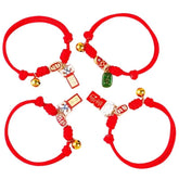 Vòng Cổ Tết Cho Chó Mèo Dây Thừng Rút Đỏ 18-32cm - Paddy Pet Shop